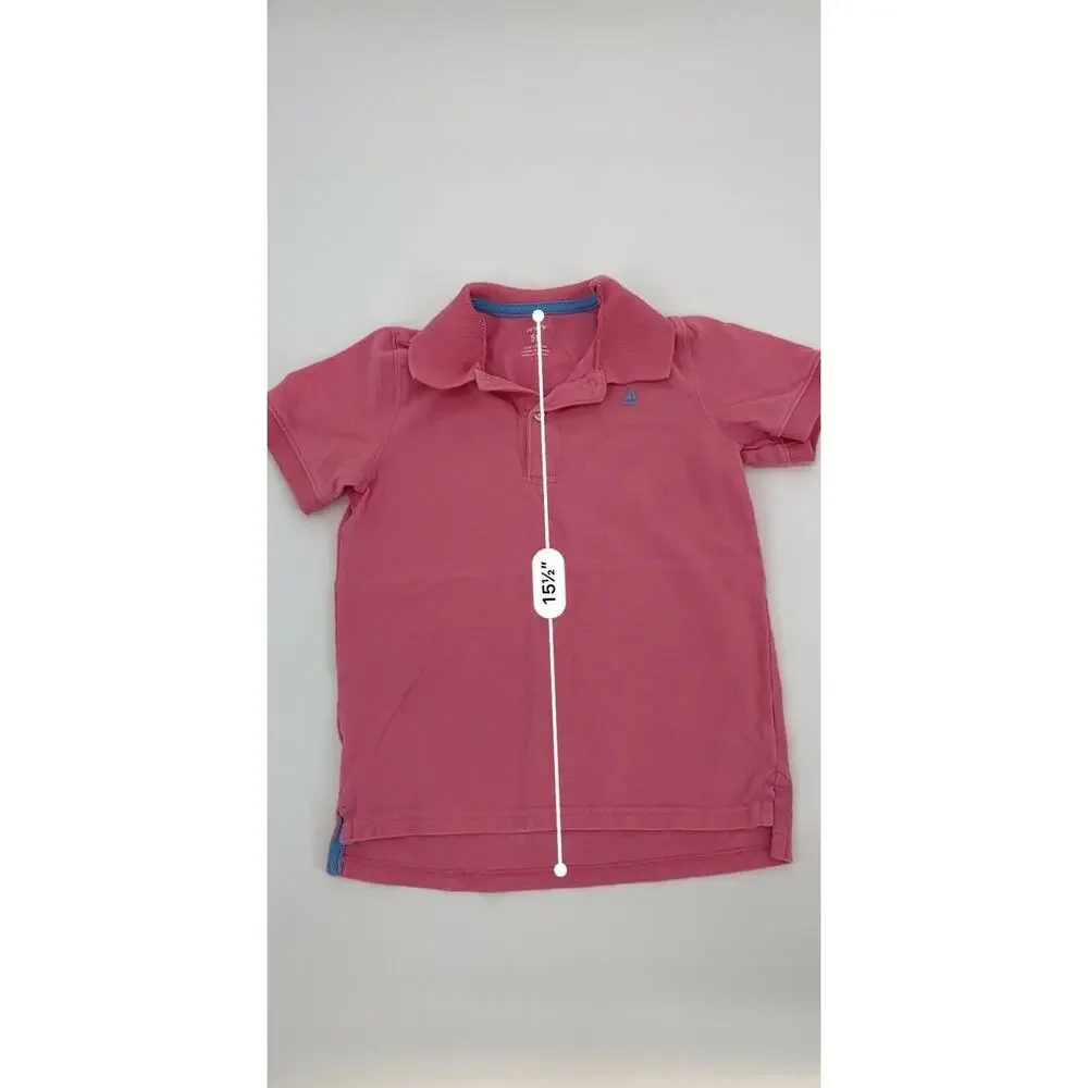 Carters Toddler Boys Shirt Lot Polos Button Chest Sz 5 5T